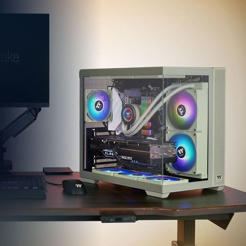 Thermaltake View 380 TG ARGB Vert matcha